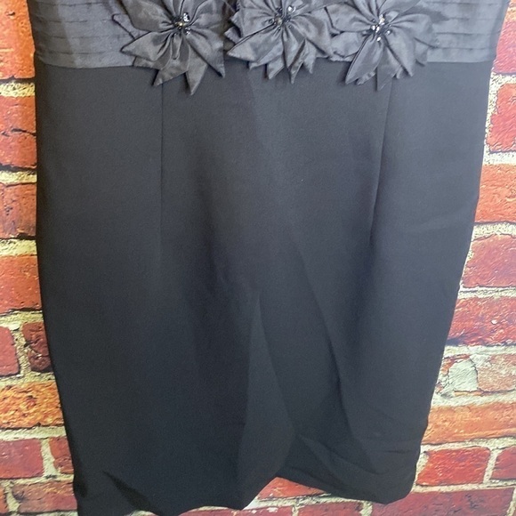 JS Boutique Black Formal Bodycon Dress with Sweetheart Neckline Size L - Picture 6 of 16